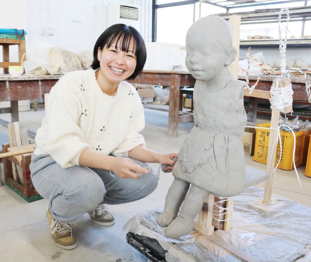 大分県立芸文短大専攻科の園田さんが日展で特選　彫刻部門最年少、本格活動２年で快挙 - 大分のニュースなら 大分合同新聞プレミアムオンライン Gate