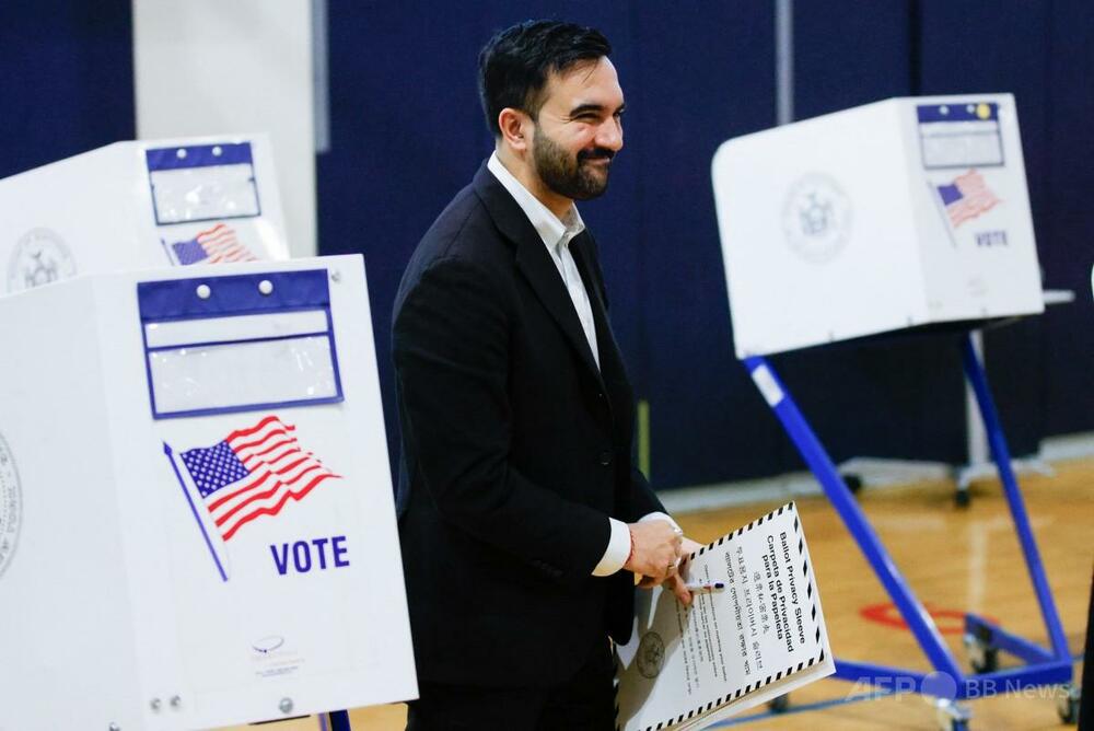 米NY市長選、左派のイスラム教徒が勝利へ