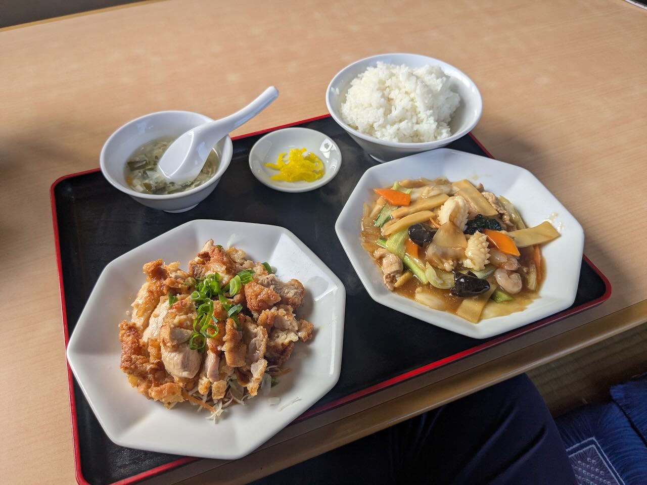 蓬莱閣　Aランチ　全体