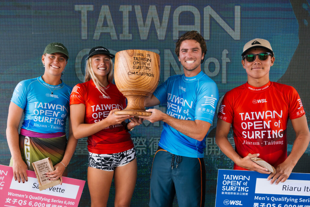 リーフ・ヘイズルウッドとルーシー・ダラーが台湾オープン優勝。小林桂と中塩佳那が2025年ボンソイ・アジア・スーパーシリーズを制す | SURFMEDIA