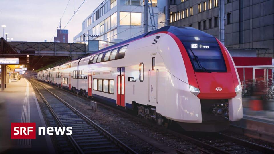 SBB が新しい車両を発表 - より広いスペース、より快適 - これが新しいチューリッヒ S バーンの外観です