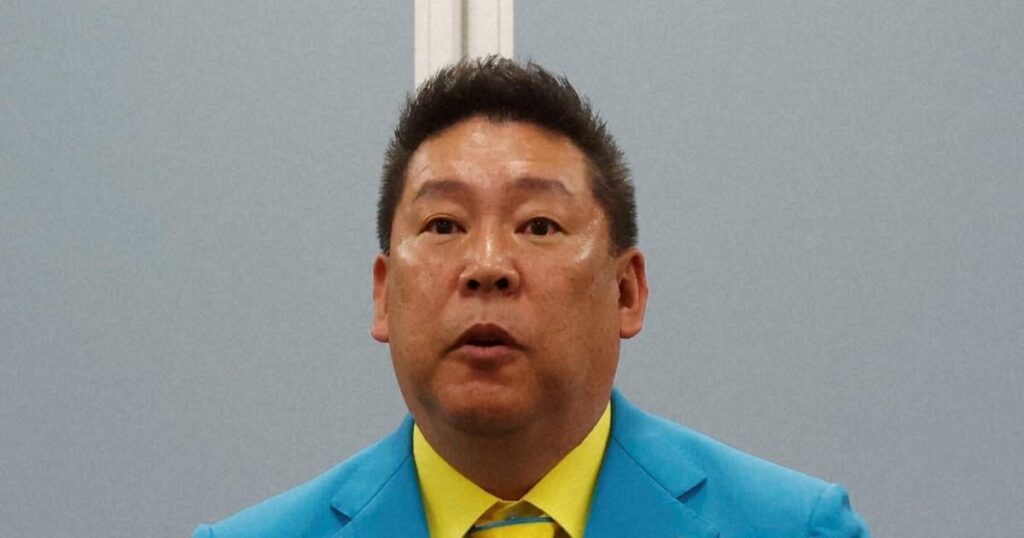 立花孝志・NHK党首を名誉毀損容疑で逮捕 元兵庫県議への中傷で