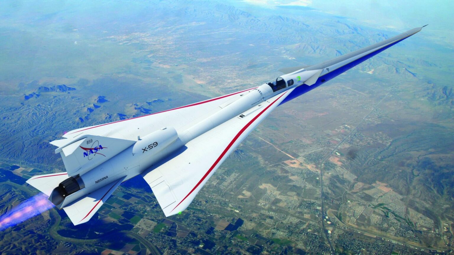 「コンコルド超えの静音技術」！NASA開発、静かな超音速旅客機“X-59”初飛行成功