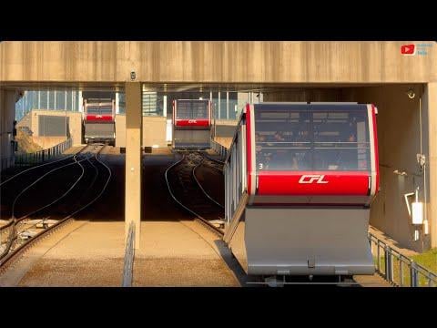 ルクセンブルク市 🇱🇺 |プファフェンタール - キルヒベルクのケーブルカー