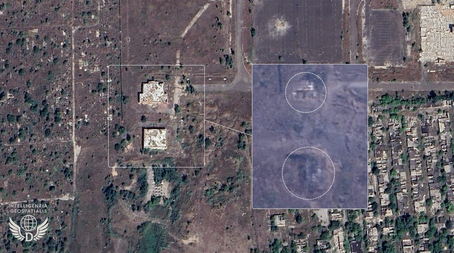 ドネツク空港のシャヘド倉庫の破壊が衛星写真で確認