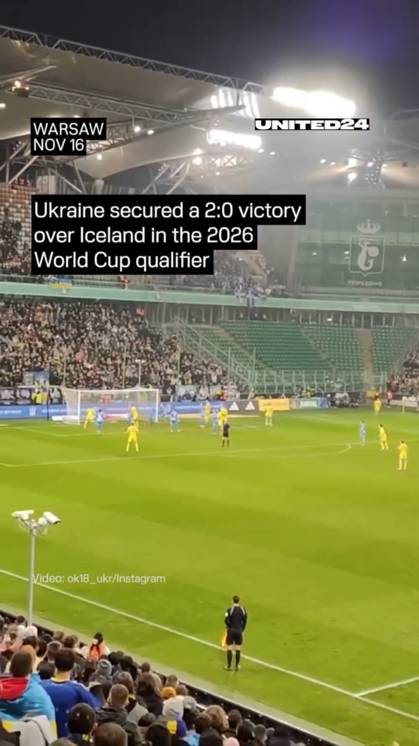 ウクライナ、2026年ワールドカップ予選プレーオフ進出