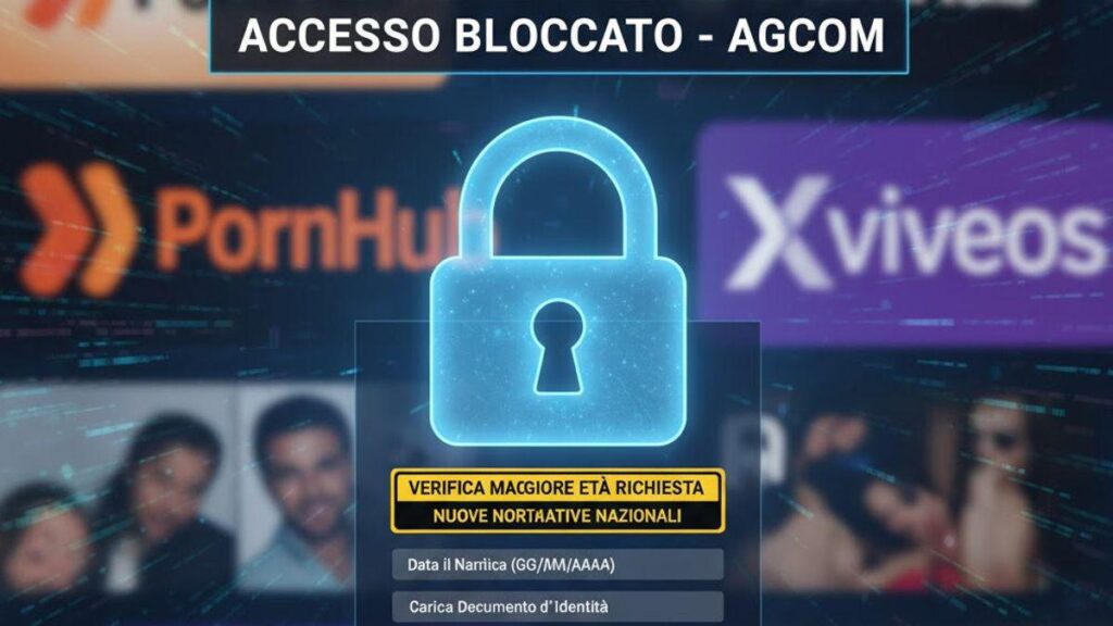 AgCom、48のポルノサイトへの無料アクセスをブロック：11月12日からは年齢認証システムが必要となる。