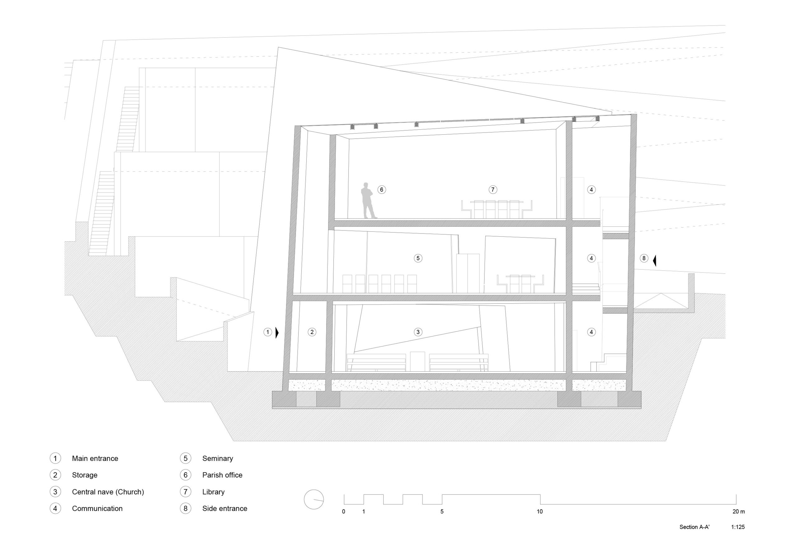 〈ラス・チュンベラス聖贖罪者教会・コミュニティセンター(The Holy Redeemer Church and Community Centre of Las Chumberas)〉フェルナンド・メニス(Fernando Menis)