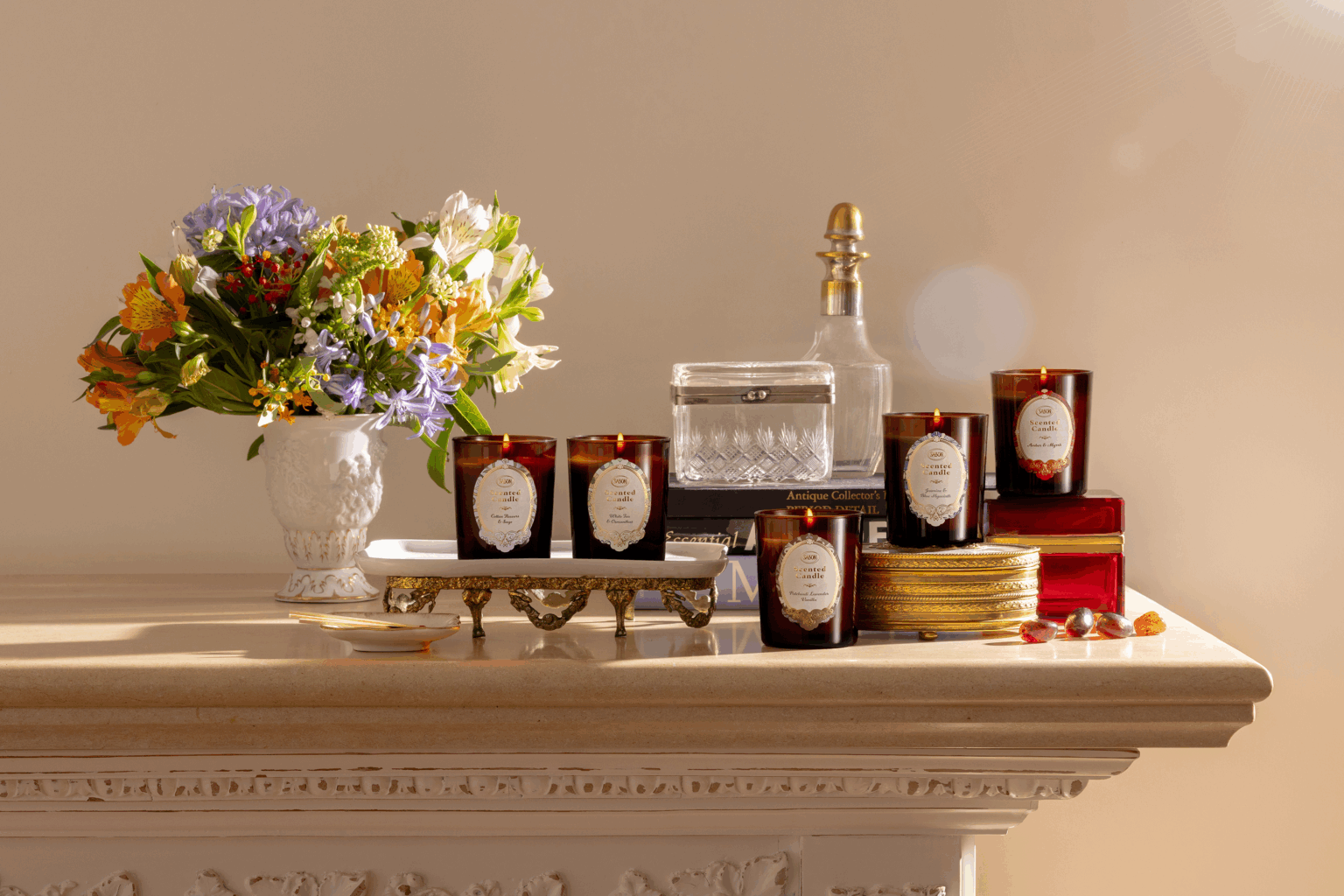 優雅な香りと幻想的な灯りが、空間に魔法を。SABONより、ラグジュアリーなひとときを贈るキャンドル発売 - 美ST ONLINE