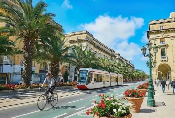 マルタの道路を車ではなく人のために再考する