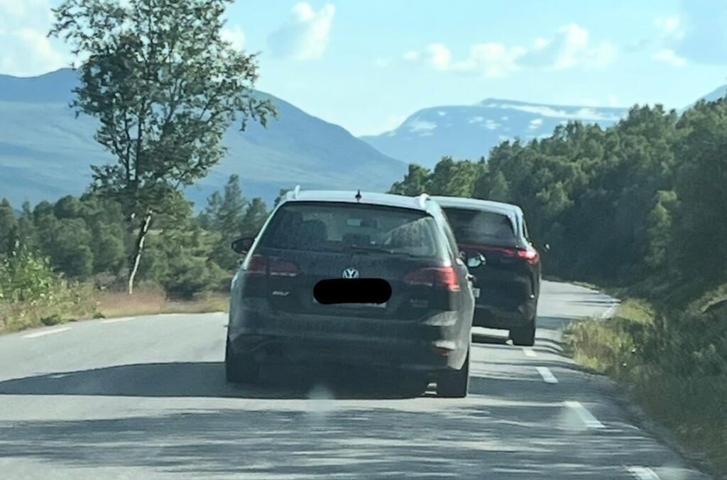 ノルウェーでの当て逃げ