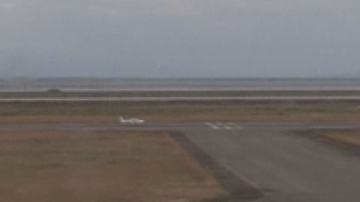 速報　“墜落”の小型機　佐賀空港出発の機体か