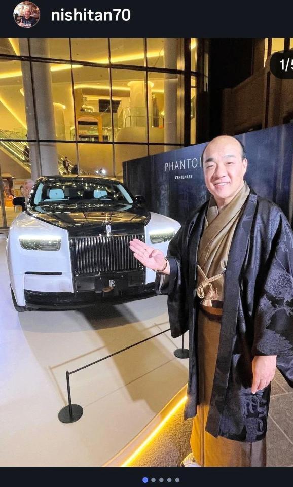 にしたん西村社長 「成功者というのは実にエレガントで優しい人たちばかり」ロールスロイス・ファントム生誕１００周年式典に出席→15組が招待 - デイリースポーツ