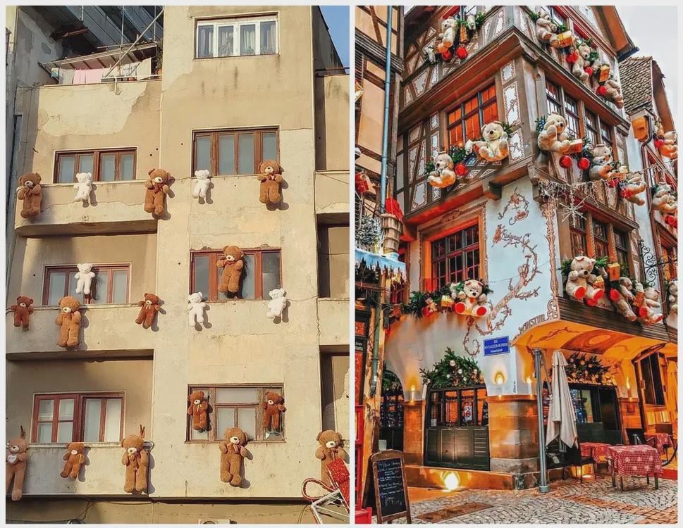 ルーマニアの都市はストラスブールのクリスマス装飾を真似しようとしましたが、ご覧のとおり、あまりうまくいきませんでした。