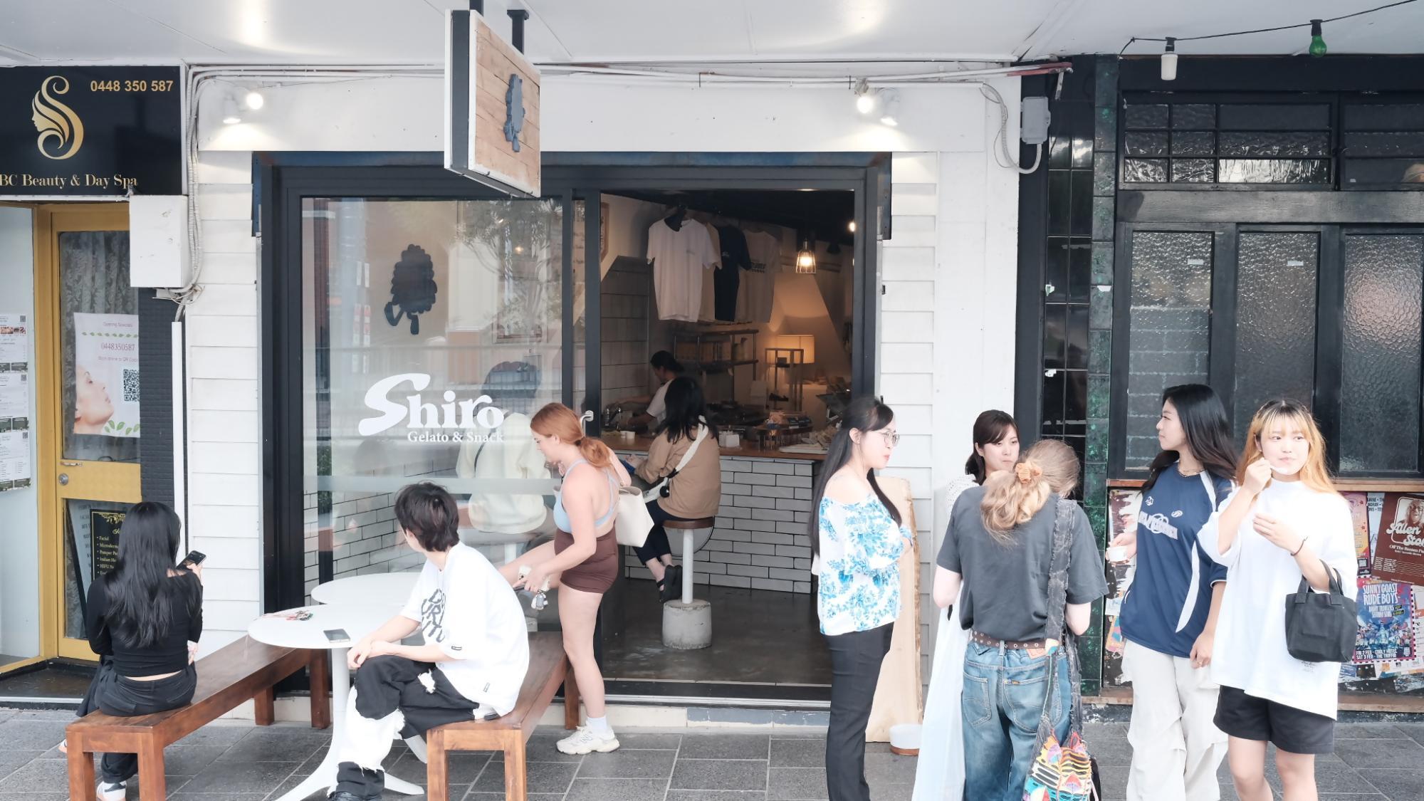 オーストラリア　ゴールドコーストShiro Gelato & Snack