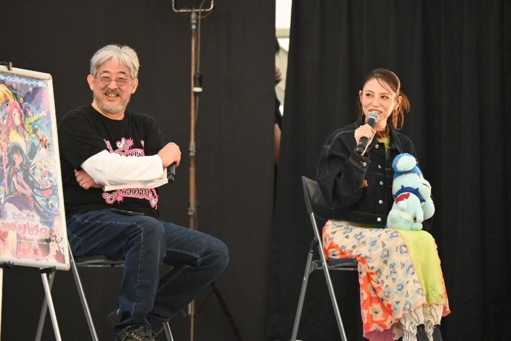 劇場版「ゾンビランドサガ」トークショー　宇田鋼之介総監督「バルーン飛ぶ場面お気に入り」　声優・田野アサミさん「バルーンフェスタに来たのは初めて」 佐賀バル－ンフェスタ | まちの話題 | 佐賀県のニュース