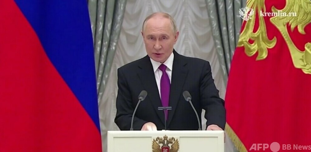 プーチン大統領、軍事核技術を月面基地建設に応用へ　写真1枚　国際ニュース：AFPBB News