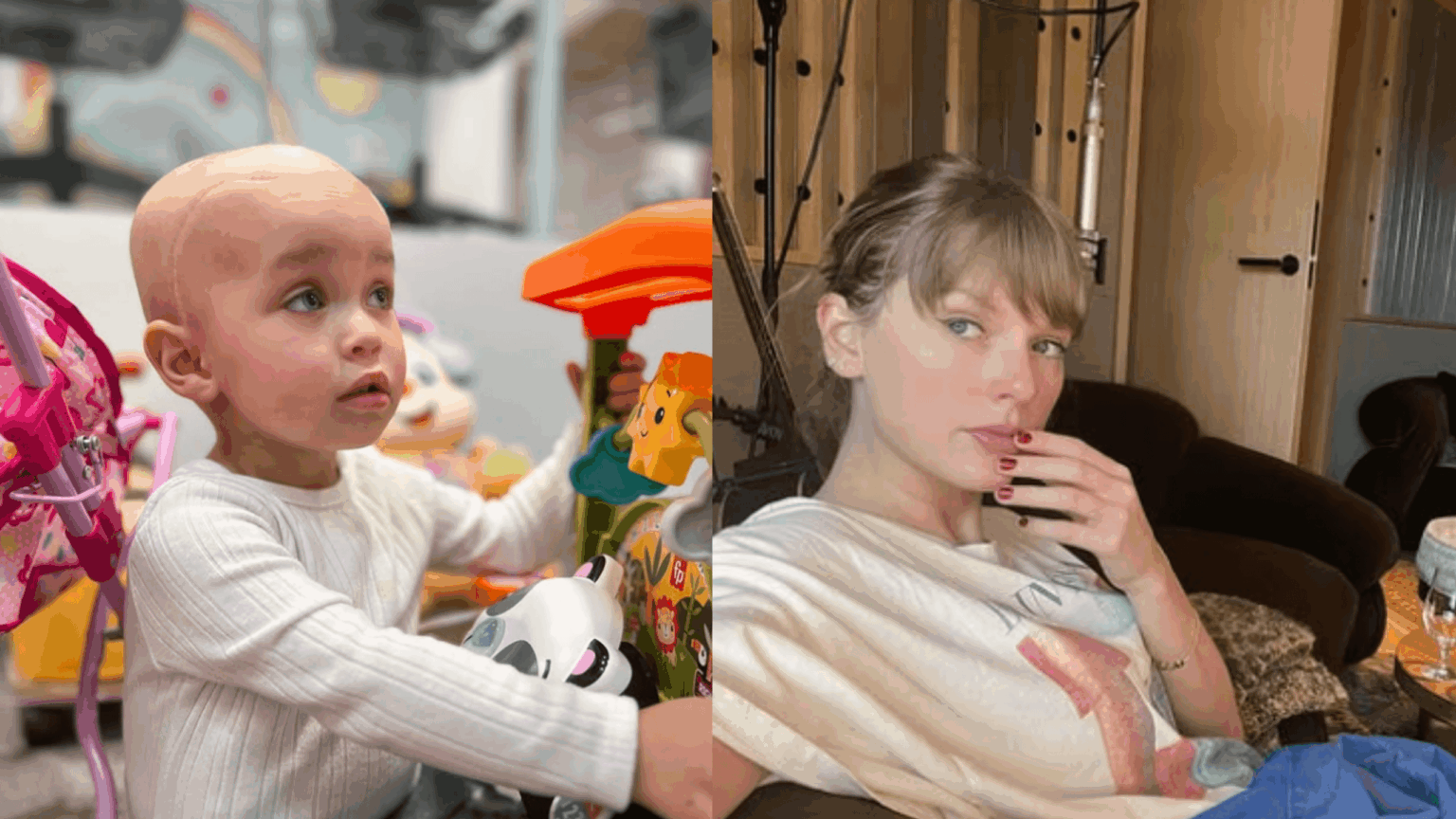 稀少脳がんの2歳児、テイラー・スウィフトから10万ドルの寄付を受けて治療終了を祝う