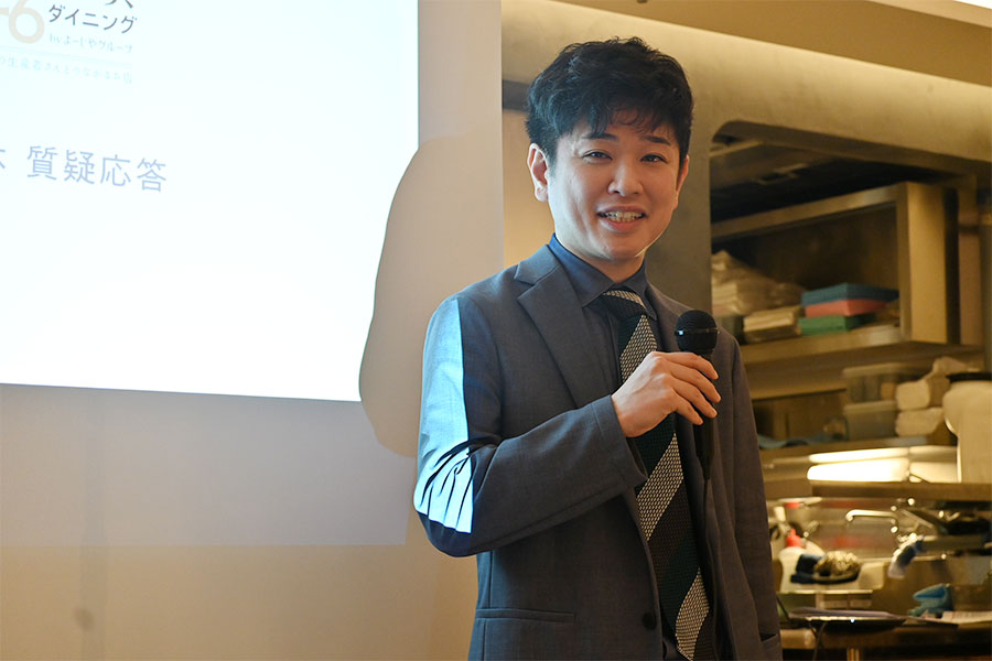 代表取締役の國枝昂氏（11月19日 Lmaga.jp撮影）