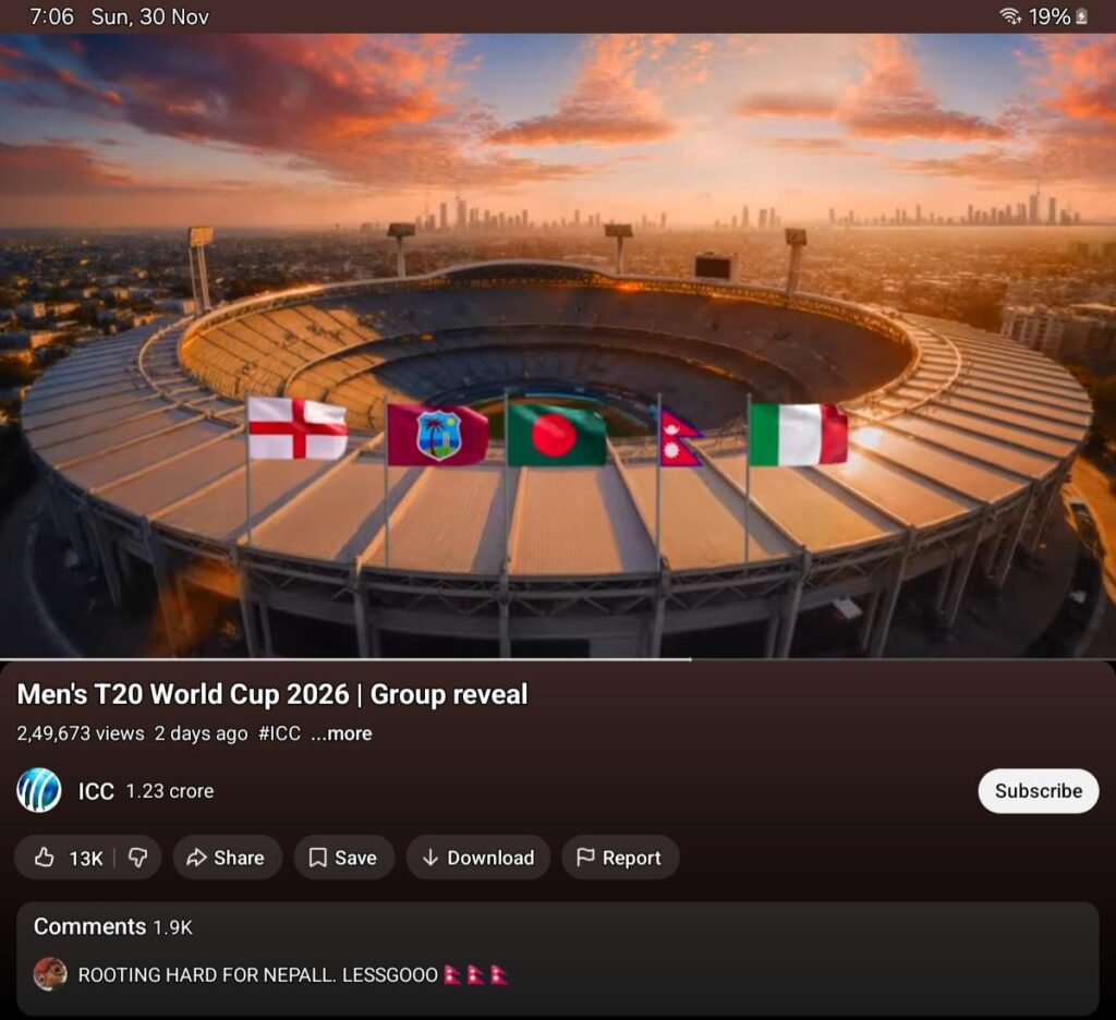 イタリアがT20ワールドカップに出場していることをご存知ですか?
