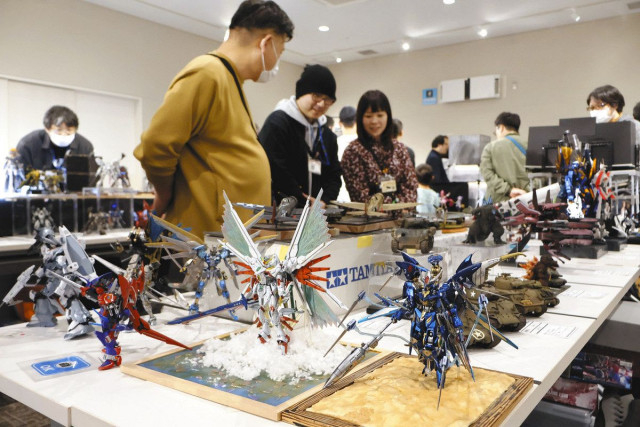 模型やフィギュア 愛好家らの逸品　白山で金沢ホビー展示会