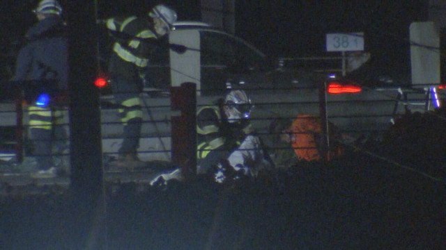 茨城・常磐道で5台からむ追突事故 男性(42)が死亡 5歳の女の子含む3人が重傷 57歳の男を現行犯逮捕 茨城県警