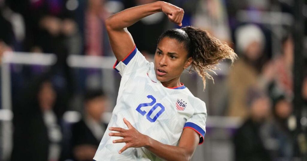 Hayes lauds 'world-class' Macario after double against Italy