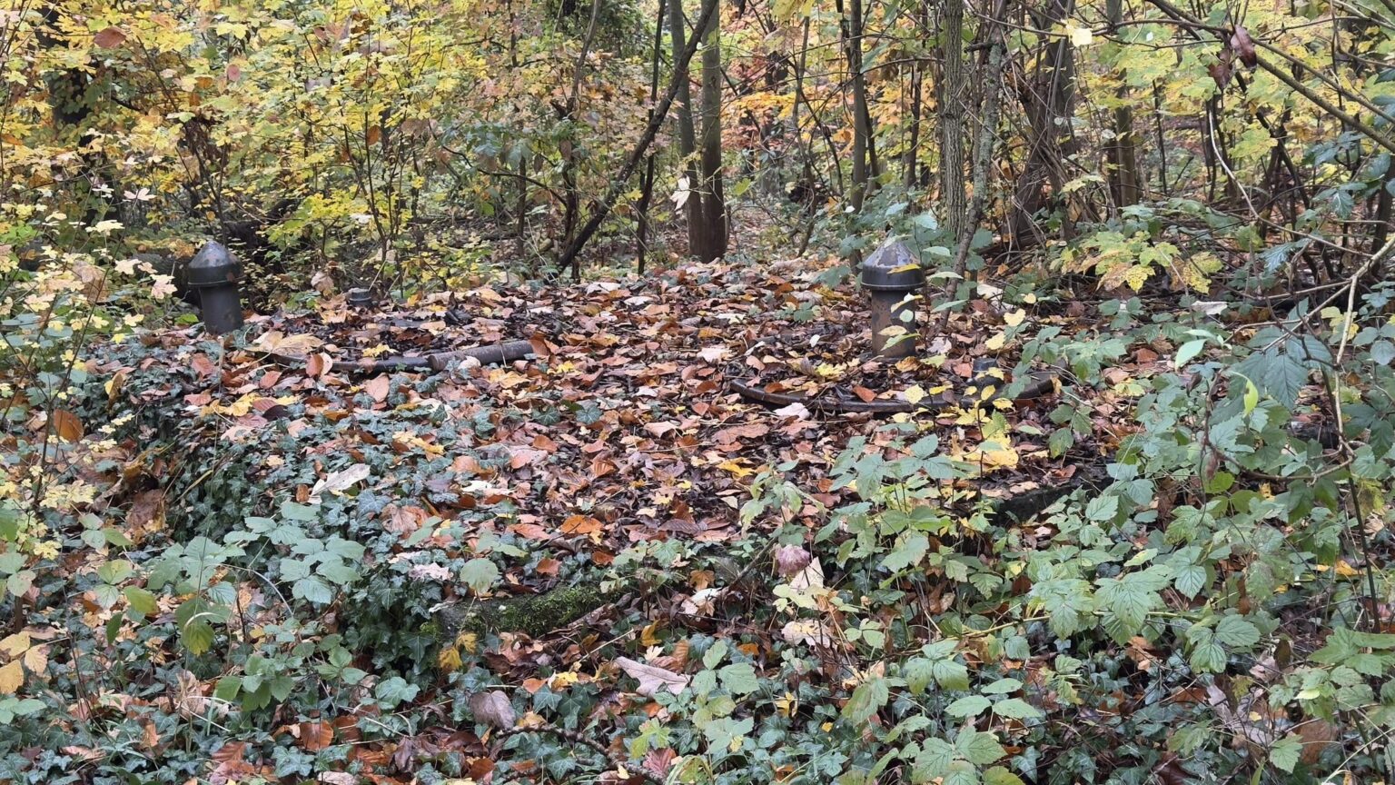 突き出た煙突