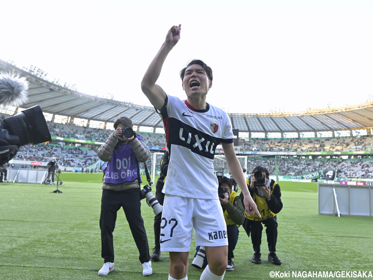 “恩返し”V王手弾の鹿島MF松村優太、鬼木監督に助言されたゴールの取り方「足速いんだから…」 - gekisaka.jp