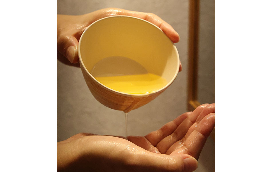 アロマトリートメントは35分～。