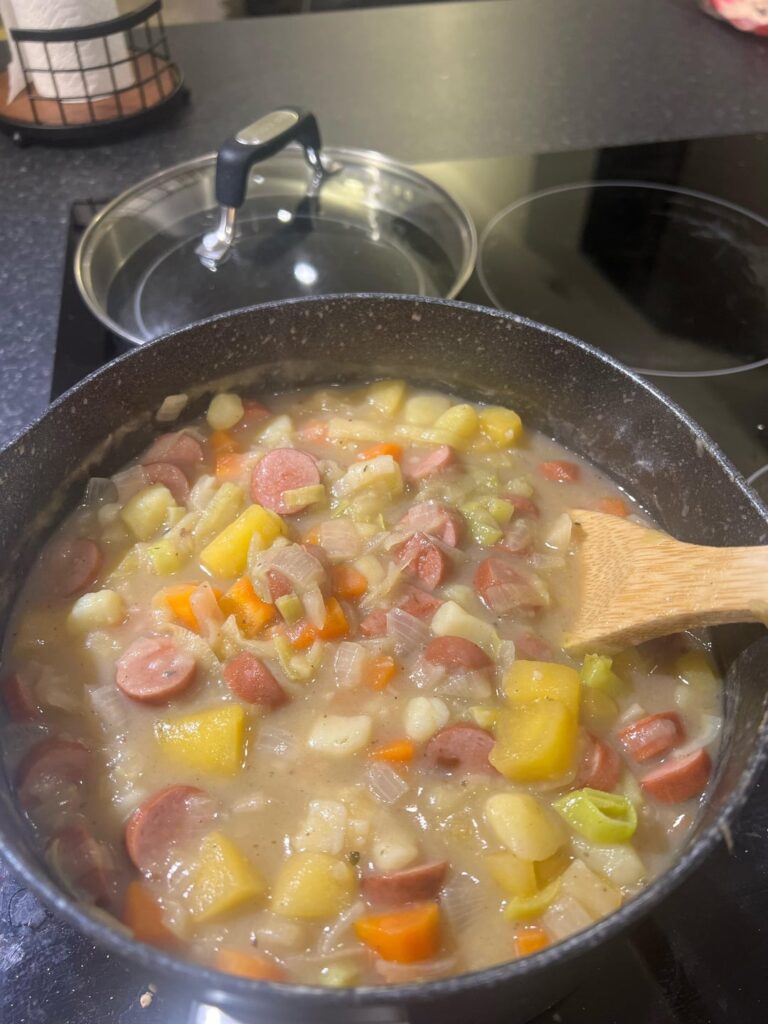 Makkarakeitto or sausauge soup