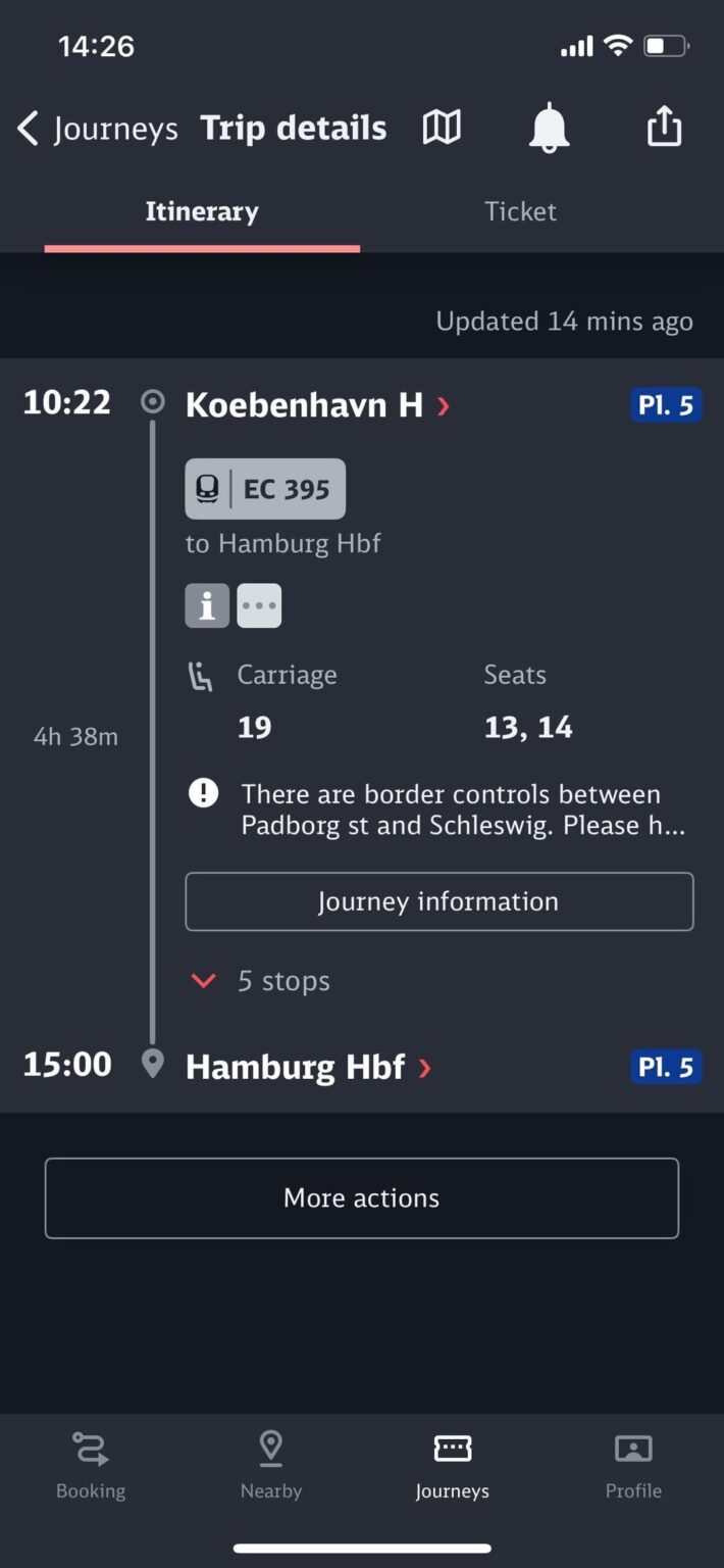 初めての DB 旅行 - これらのルートは大丈夫でしょうか?