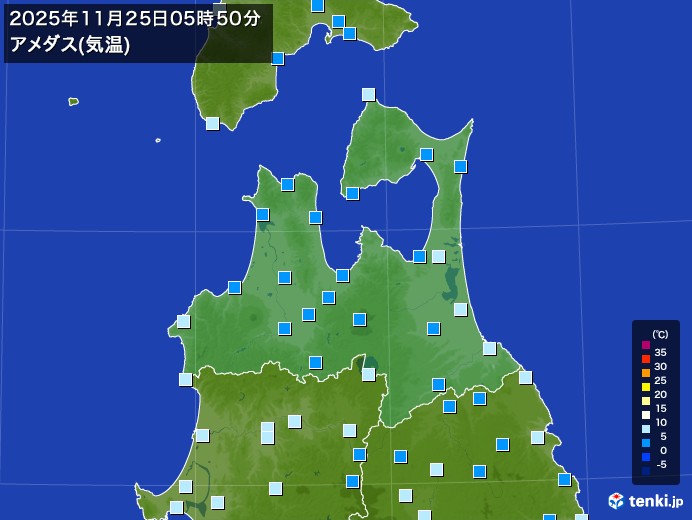 青森県の今日のアメダスの記録(11月25日) – 日本気象協会 tenki.jp 青森県の今日のアメダスの記録(11月25日) - 日本気象協会 tenki.jp