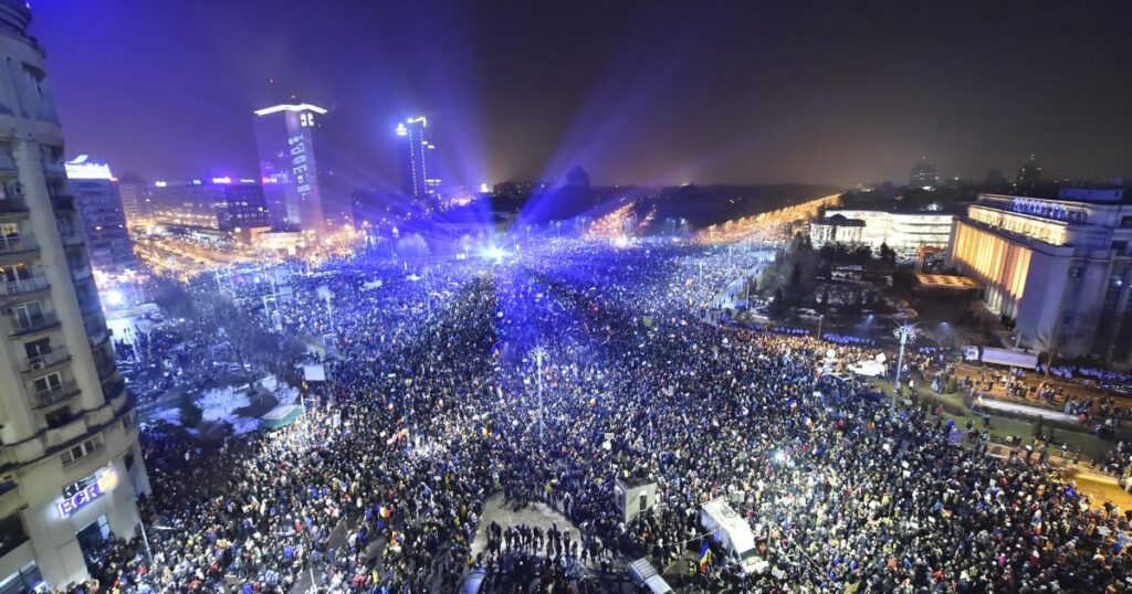 #ルーマニア、6日目 |歴史的な抗議活動: 60万人が街頭に繰り出した
