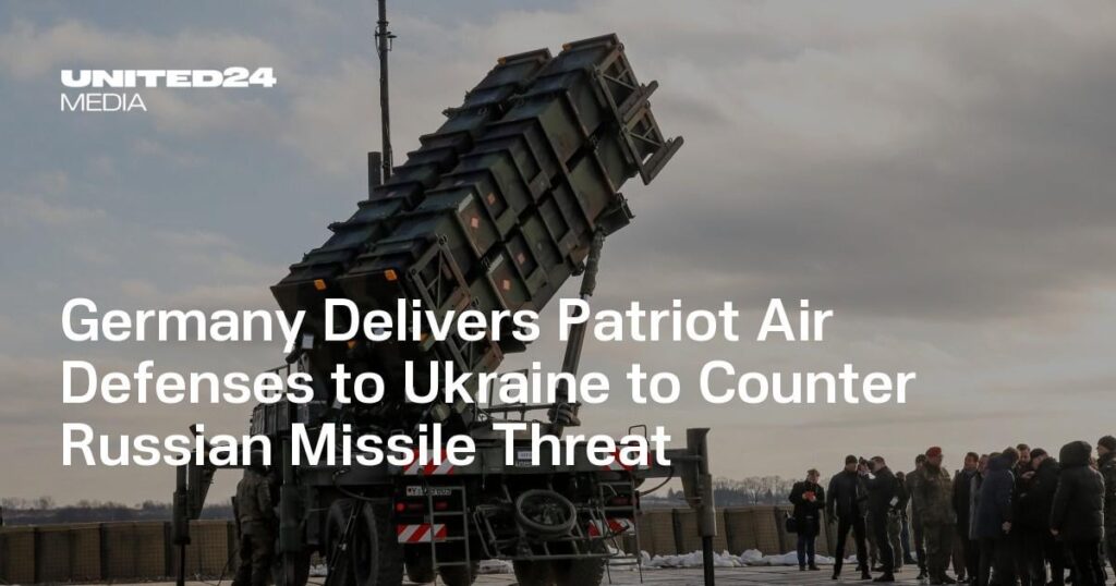 ドイツ、ロシアのミサイル脅威に対抗するためウクライナにパトリオット防空ミサイルを納入