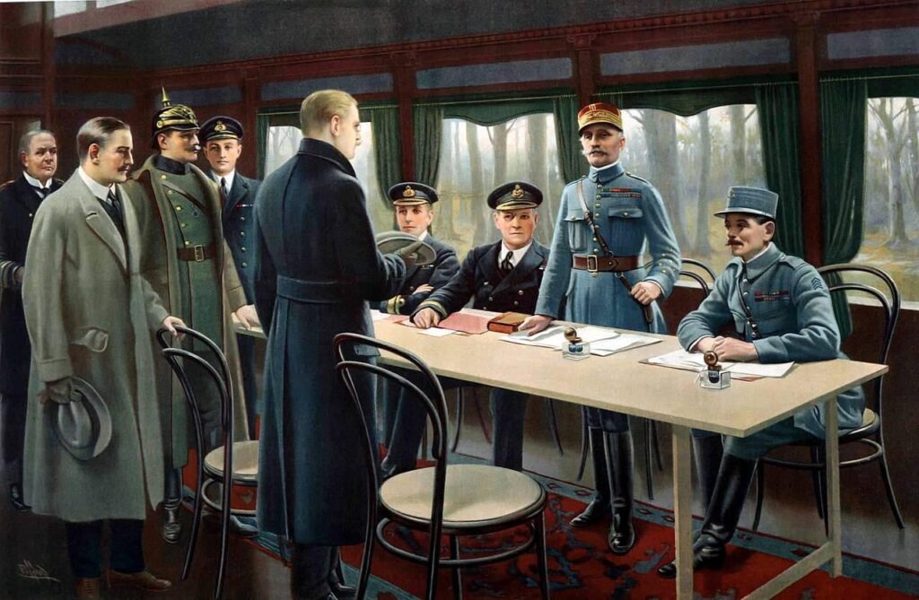 1918 年のこの日: 休戦協定の締結により第一次世界大戦が終結