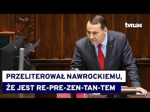 シコルスキーはセイムの演壇から轟音を立てた。バカと愛国者のジレンマについて。 「賢く選択できますように」