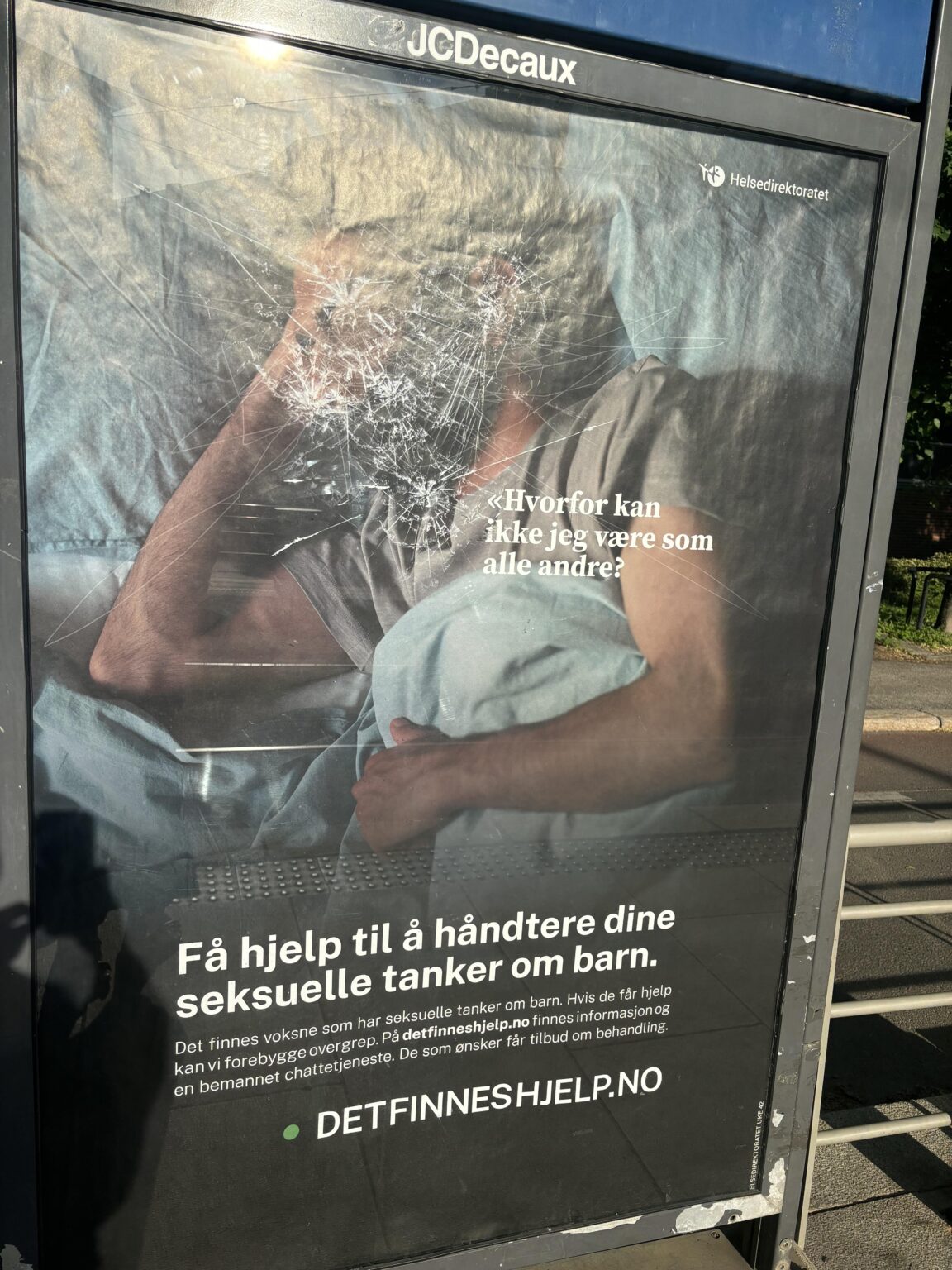 小児性愛者に連絡を取り、助けを求めるノルウェーのキャンペーン。
