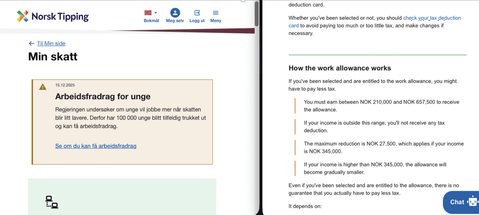スウェーデン税務庁の新しいウェブサイト