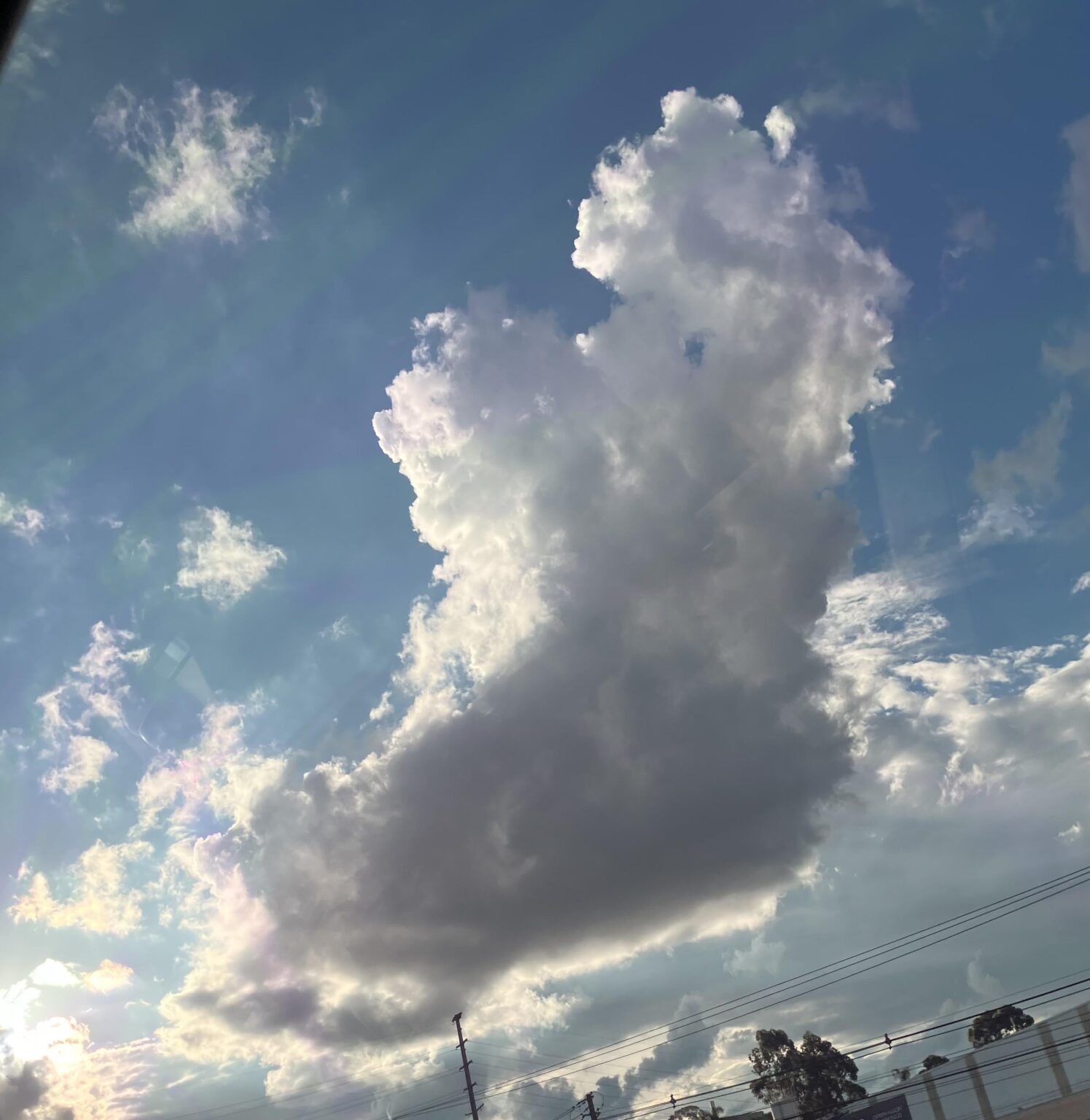 アイルランドの雲を見つけました