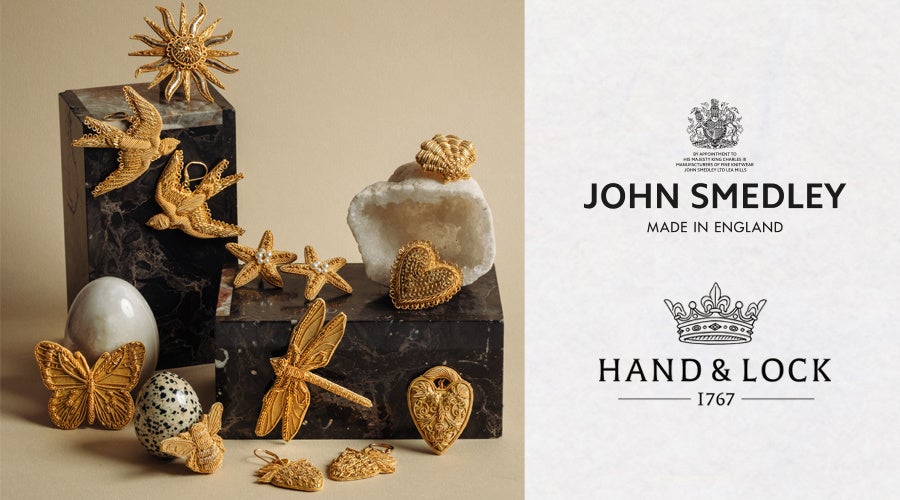 【JOHN SMEDLEY × 英国最古の刺繍アトリエHAND＆LOCK】ホリデーセレクション 12/5(金) 発売｜英国王室御用達の歴史とクラフトマンシップが響き合うコラボレーション