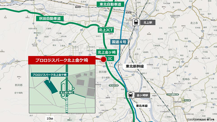 1218purorojis2 - プロロジス／岩手県金ケ崎町に5.5万m2のマルチ型施設竣工、隣接地にBTS型も開発