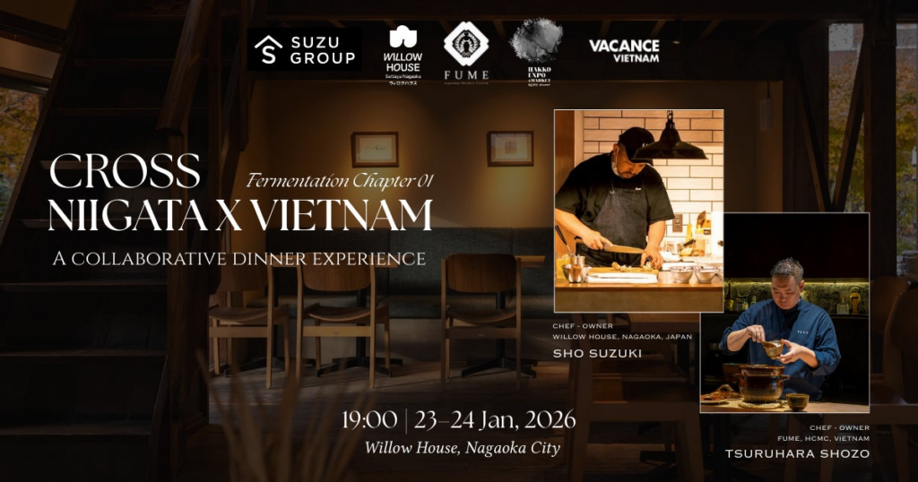 新潟とベトナムの食文化をつなぐ国際交流プロジェクト『CROSS NIIGATA–VIETNAM』新潟（2026年1月）・ホーチミン（3月）で初開催決定 | VACANCE VIETNAM Co., Ltd.のプレスリリース