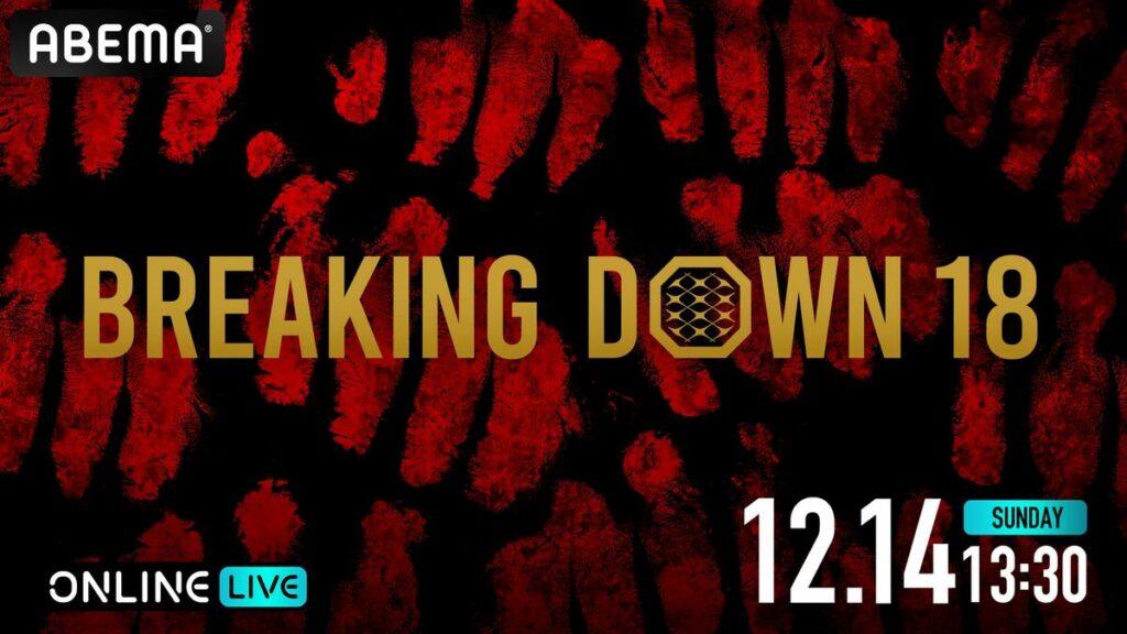 ブレイキングダウン18（Breaking Down18）試合速報・対戦カード・大会情報 | 格闘技 | ABEMA TIMES