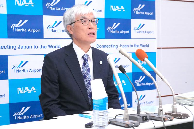 国土交通省出身のNAA藤井社長。