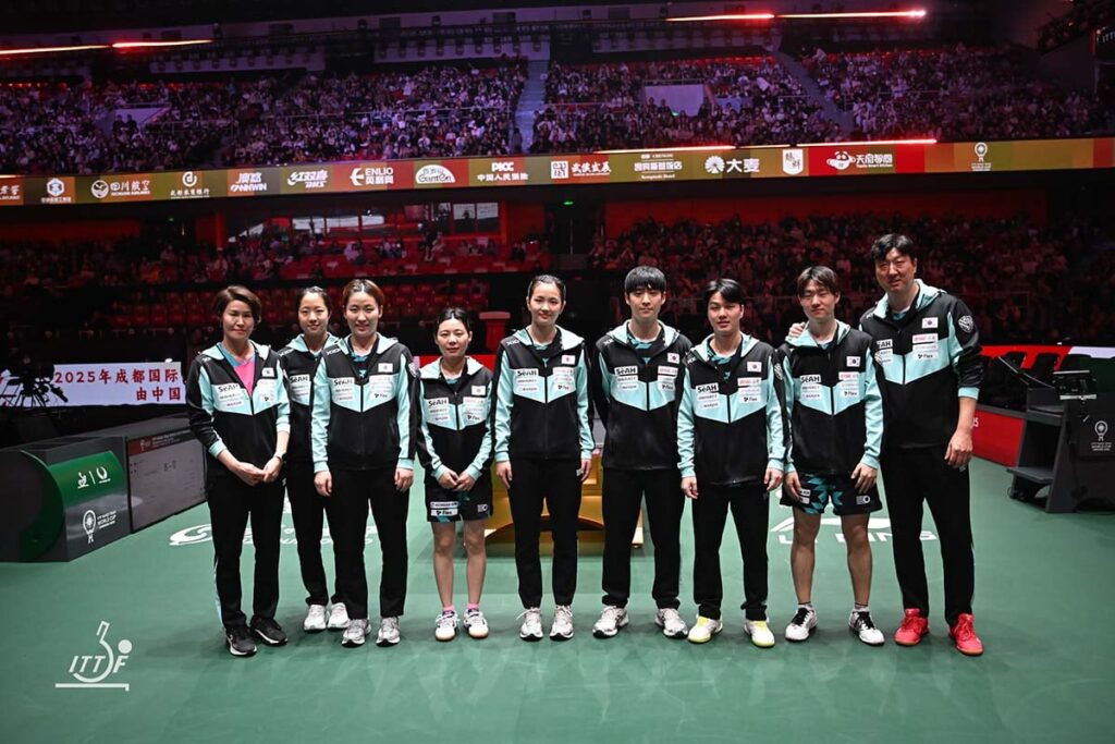 「大会史上最も接戦」韓国が強国相手に繰り広げた“8－7”の激闘　大会公式がフランス撃破に賛辞「希望を打ち砕いた」【卓球・ITTF混合団体W杯】