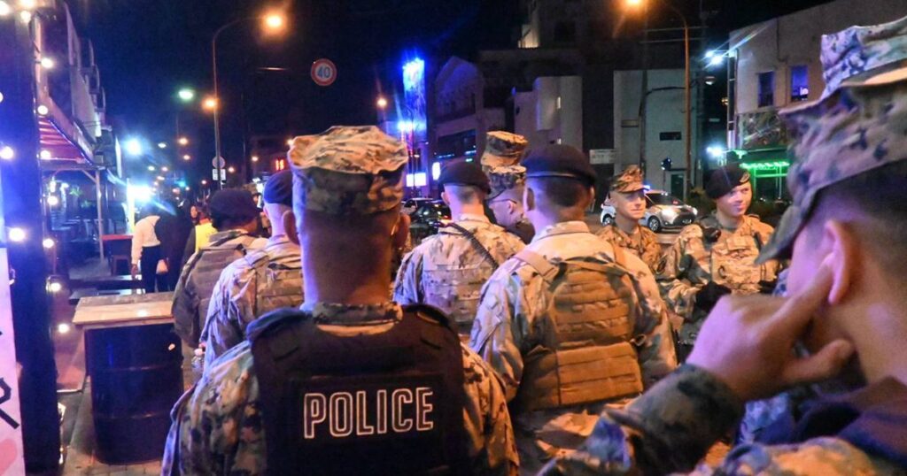 日米巡回 拘束者なし 沖縄市、8月以降初 日米巡回 拘束者なし 沖縄市、8月以降初