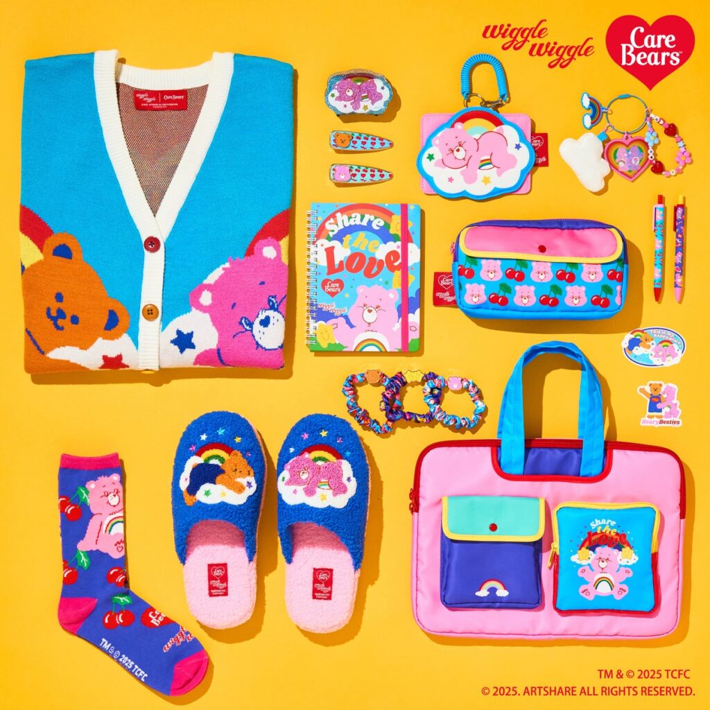 韓国発のライフスタイルブランド「wiggle wiggle」と大人気キャラクター『ケアベア™』が夢のコラボレーション！PLAZA限定のカラフルポップなアイテムを要チェック！ | 株式会社スタイリングライフ・ホールディングス　プラザスタイル カンパニーのプレスリリース