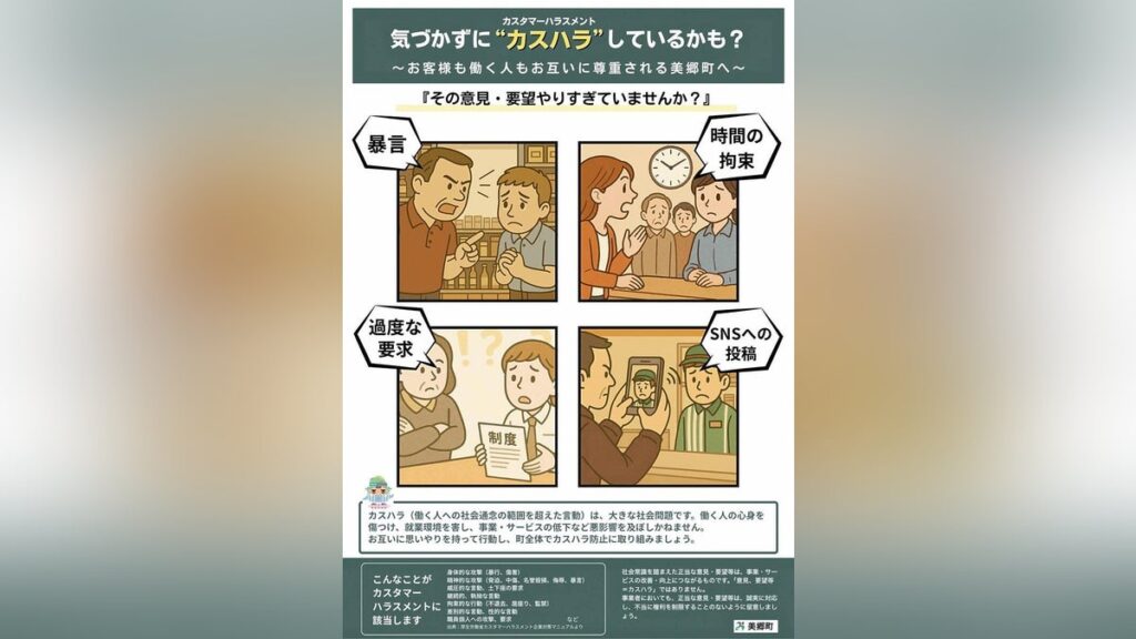 美郷町 カスタマーハラスメント カスハラ 防止 条例 可決 : 読売新聞
