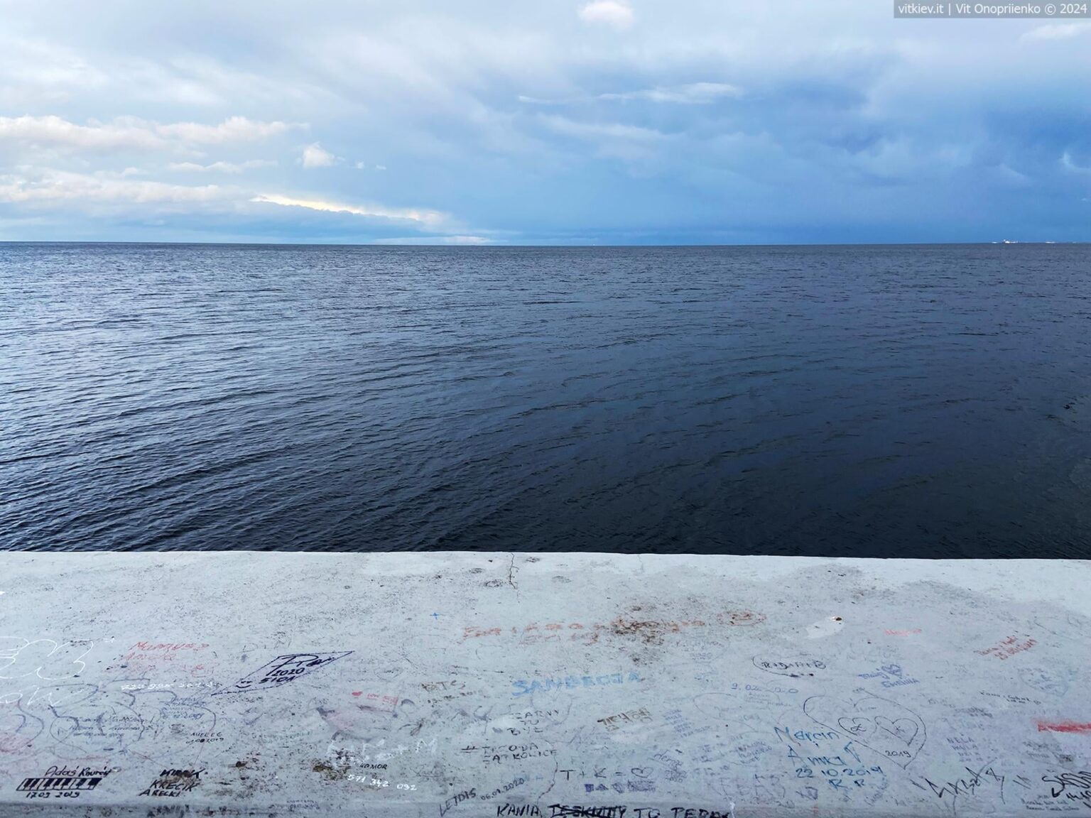 ソポトでバルト海の写真を撮りました